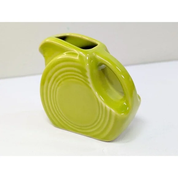 Fiesta Chartreuse Mini Disk Pitcher-Fiestaware 1997-1999 3.5 In - Picture 2 of 10
